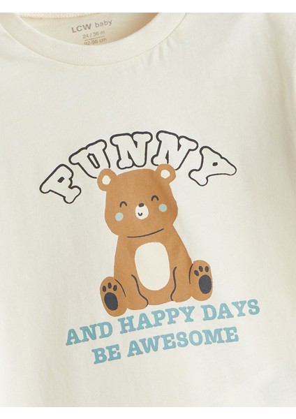 Yeni Sezon Sevimli Ayı Baskılı Erkek Bebek Tişört fiyatları