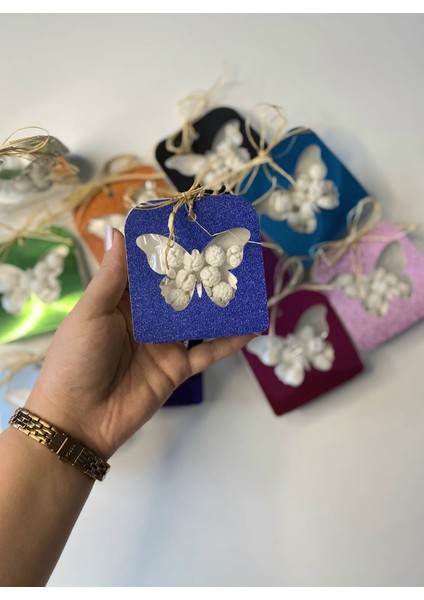 Yeni Yıl Hediyesi Yılbaşı Hediyesi Leblebi Şekeri Simli Kutu 10 Adet modelleri