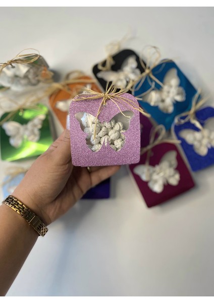 Yeni Yıl Hediyesi Yılbaşı Hediyesi Leblebi Şekeri Simli Kutu 10 Adet fırsatları