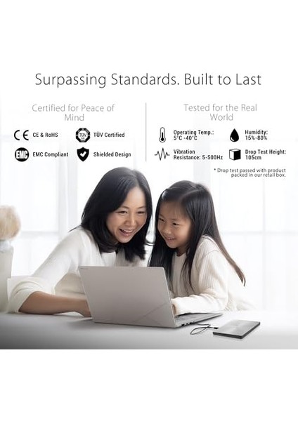 ZENDRIVE-U8M SDRW-08U8M-U Harici Ultra Ince DVD Yazıcı, M-Disc, USB Type-C, Gümüş modelleri