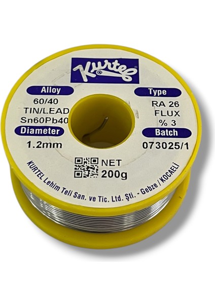 Lehim Teli 1,2mm 200 Gram (Orjinal) modelleri