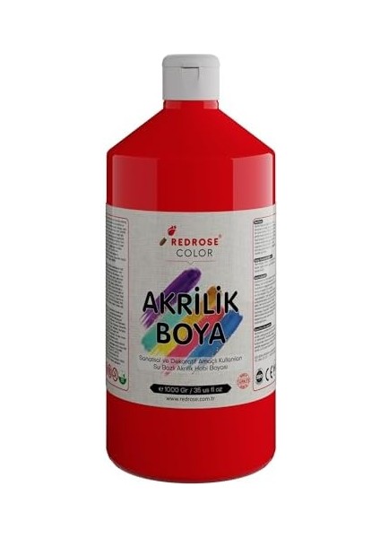 Rose Kırmızı Akrilik 1000 gr fiyatları