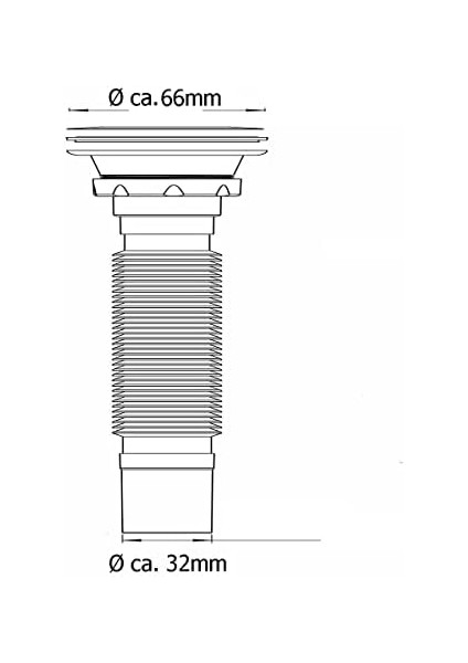 Esnek Sifon Gider Garnitürü Pop Up Tahliye Vanası Tahliye Lavabo modelleri