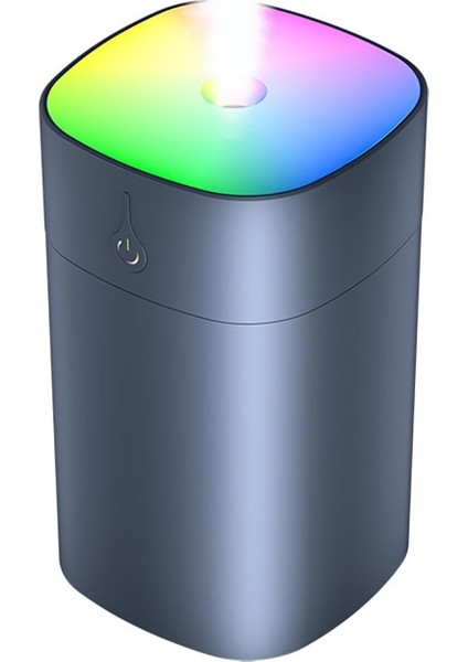 400 ml Ultrasonik Hava Nemlendirici Ortam Nemlendirici Işıklı Hava Nemlendirici Buharlı Nemlendirici Buhar Makinesi ve Aroma Difüzörü H2O Nemlendirici Oda Nemlendirici Hava Temizleyici (Siyah)