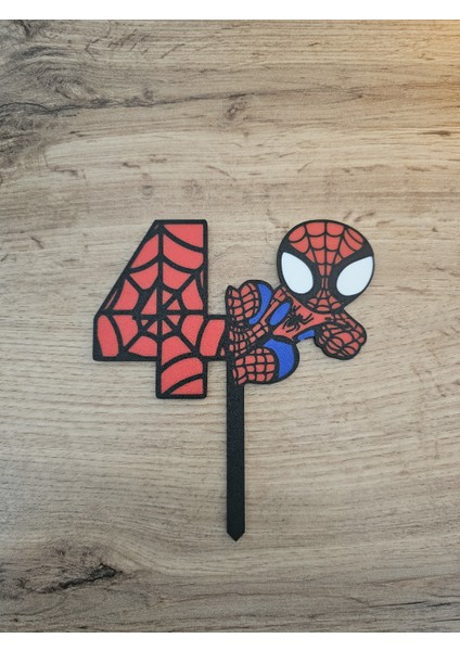 Örümcek Adam Pasta Süsü 4 Yaş fiyatları