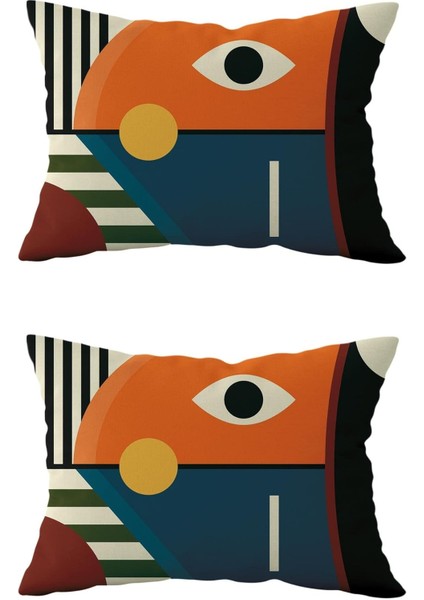 Çift Taraflı Dikdörtgen Kırlent Kılıf 2&apos;li DS20