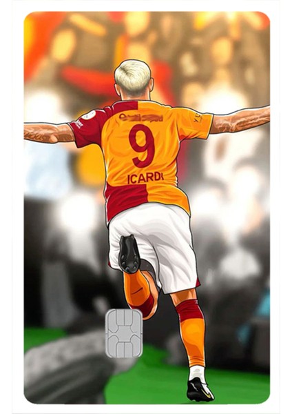 Kart Kaplama Sticter Etiket 6 Adet 60012 Icardi modelleri