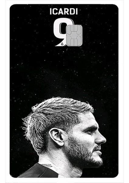 Kart Kaplama Sticter Etiket 6 Adet 60012 Icardi
