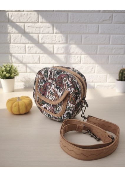 Otantik Mozaik Desen Kadın Çantası