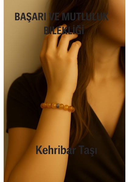 Orijinal Doğal Taş El Yapımı Enerji - Uyum - Denge Sağlayan Bileklik-9