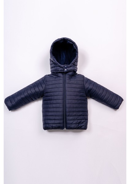 Erkek Çocuk Çıkarılabilir Kapüşonlu Kapitone Mont 1 - 5 Yaş