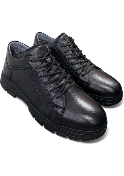 Hakiki Deri Içi Kürklü Tam Ortopedik Erkek Bot