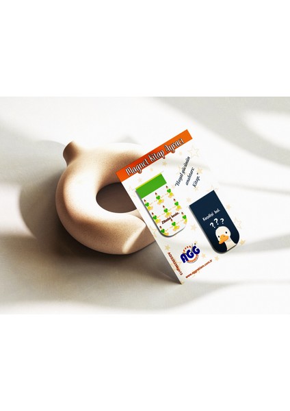 Magnetli (Mıknatıslı) Kitap Ayracı Yoga Temalı 2li Set