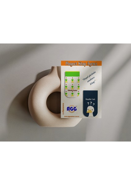 Magnetli (Mıknatıslı) Kitap Ayracı Yoga Temalı 2li Set modelleri