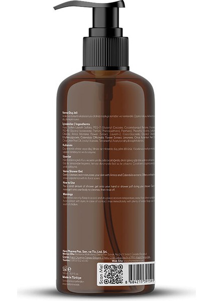 Verna Duş Jeli 500 ml fiyatları