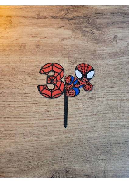 Örümcek Adam Pasta Süsü 3 Yaş fiyatları