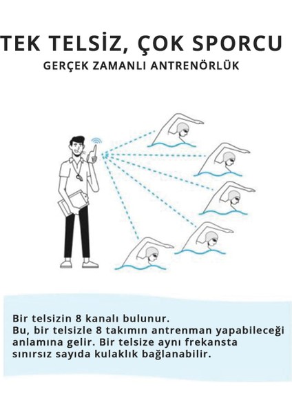 Yüzücü Kulaklığı ve Telsiz Seti (Yuzme.com Garantili) indirimleri