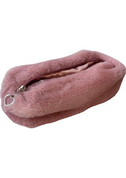 Peluş Kalpli Astarlı Kutusu