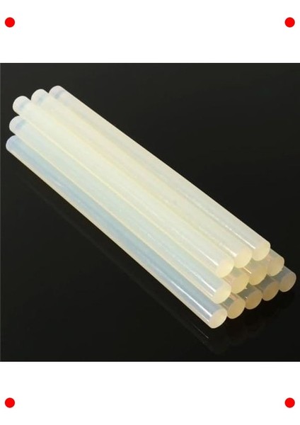 11MM Beyaz Sıcak Silikon Çubuğu 1 kg (48 Adet)