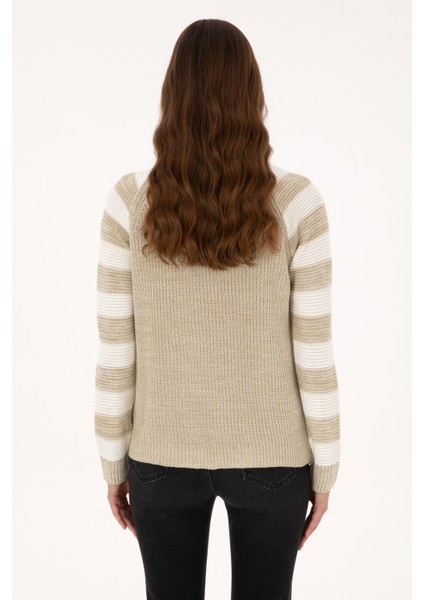 Kadın Açık Haki Kazak /triko 50308900-VR183 indirimleri