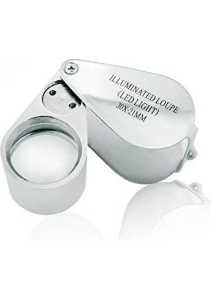 Kontrol, Için Özel Kutulu Metal Işıklı Lup 30X21 fırsatları