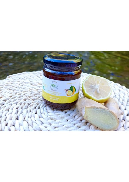 Şeker Ilavesiz Zencefilli Limon Marmelatı 220 gr
