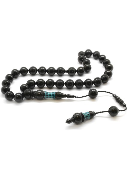 Özel Premium Kutulu Kumpas Işçilikli Imamesi Firuze Işlemeli Istanbul Kesim Erzurum Oltu Taşı Tesbih fiyatları