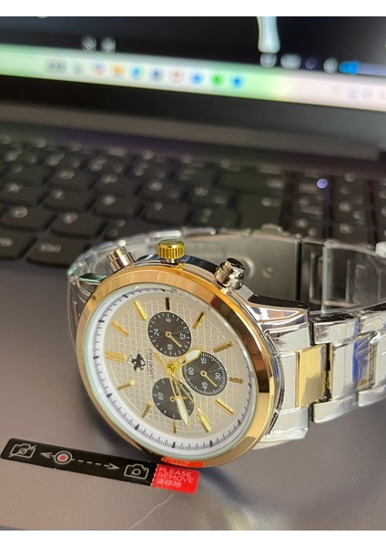 G-Sport Polo Metal Kordon Erkek Kol Saati