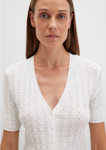 Ekru Ince Hırka 1710779-70057