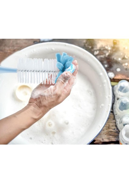 Süngerli Biberon Fırçası 776 Mavi fırsatları