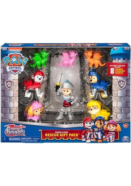 Patrol Paw Devriye Kurtarma Şövalyeleri Ryder ve Yavrular Şekil Hediye Paketi ile 8 Oyuncak Rakamlar Çocuk Oyuncakları Yaş 3 + fiyatları