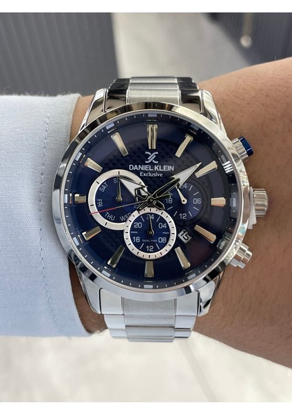 Göstergeleri Aktif Su Geçirmez Çelik Erkek Kol Saati