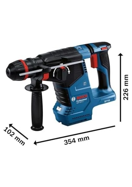 Professional Gbh 187-LI Akülü Kırıcı Delici (18 Volt, Solo, 2,4 J, Delme Çapı: 24 Mm, One Chuck: Farklı Aksesuarlar Tek Mandrenle Kullanılabilir) (Akü Dahil Değildir) Mavi modelleri