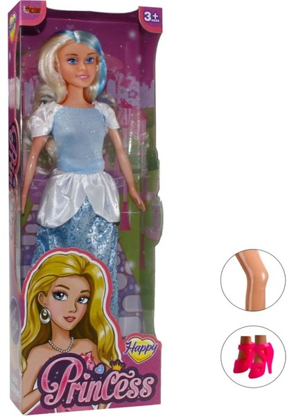 Prenses Bebek 30 cm - 66774 - 4 - Mavi (Lisinya)