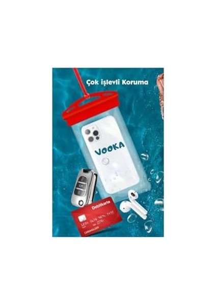 Joyka Su Geçirmez Askılı Kılıf Tüm Cihazlara Uyumlu Deniz Havuz Waterprof fiyatları