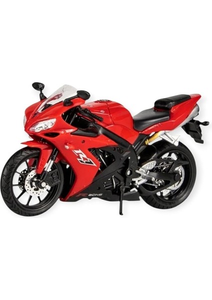 1:12 Ölçekli Model Motosiklet - Ducati - HX794-1- Kırmızı (Lisinya)