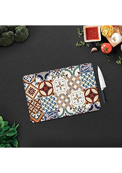 Çini Desen | Cam Kesme Tahtası (30CM x 40CM) modelleri