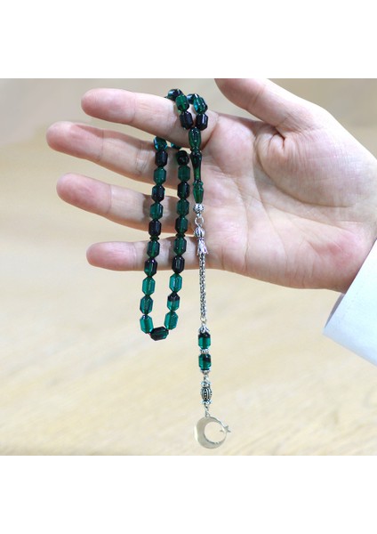 Kararmaz Metal Püsküllü Uçlu Kapsül Isim Yazılı Ayyıldız Plakalı Turkuaz Siyah Ateş Kehribar Tesbih fırsatları