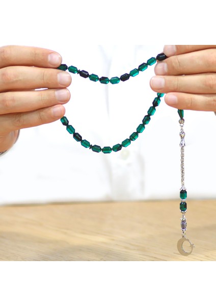 Kararmaz Metal Püsküllü Uçlu Kapsül Isim Yazılı Ayyıldız Plakalı Turkuaz Siyah Ateş Kehribar Tesbih indirimleri