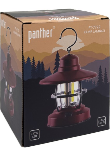 PT-7722 Kamp Lambası | 360° Cob LED Aydınlatma modelleri