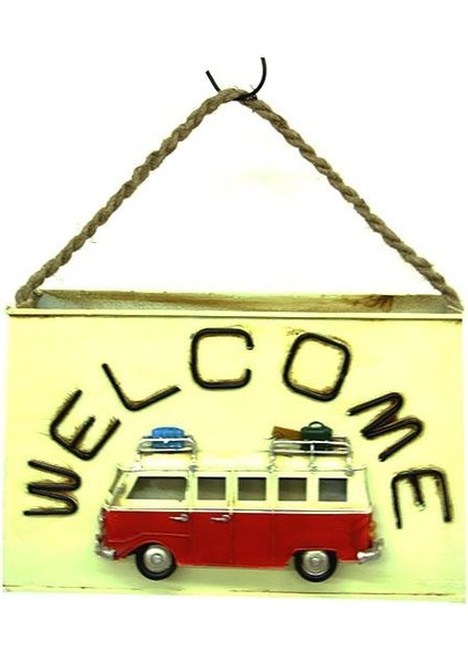 Dekoratif Metal Saksı Vintag Minibüs Temalı Hediyelik fiyatları