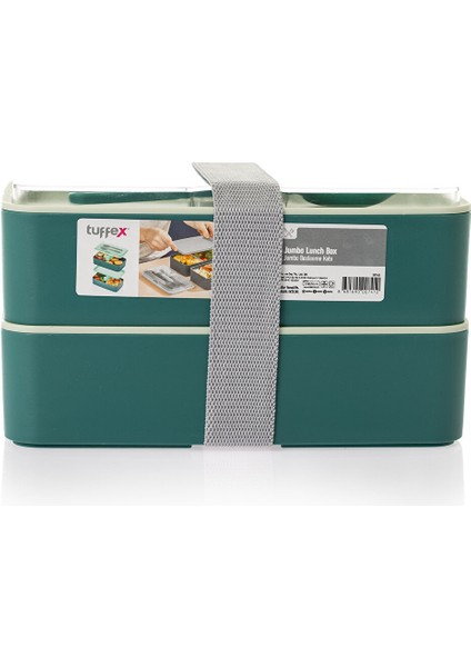 Pratik Yemek ve Saklama Kabı Seti-Dörtgen Su Yeşili fiyatları