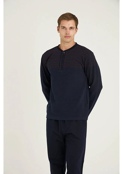 Uzun Kol Erkek Pijama Takım 8065 fiyatları