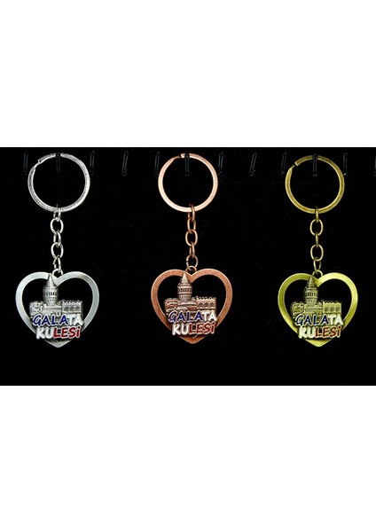 Metal Galata Kulesi Anahtarlık ALK2209 - Lisinya
