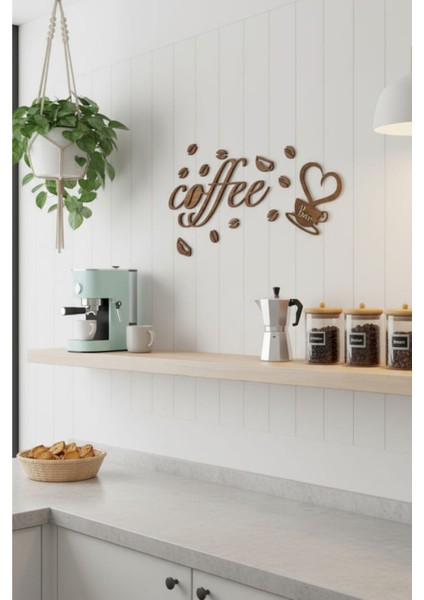 Kahve Köşesi Dekor Ürünleri,kahve Çekirdeği Dekor Seti,kahve Köşesi Yazıları