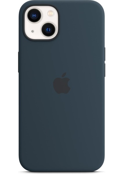 Magsafe Özellikli Silikon Kılıf (13) - Koyu Abis