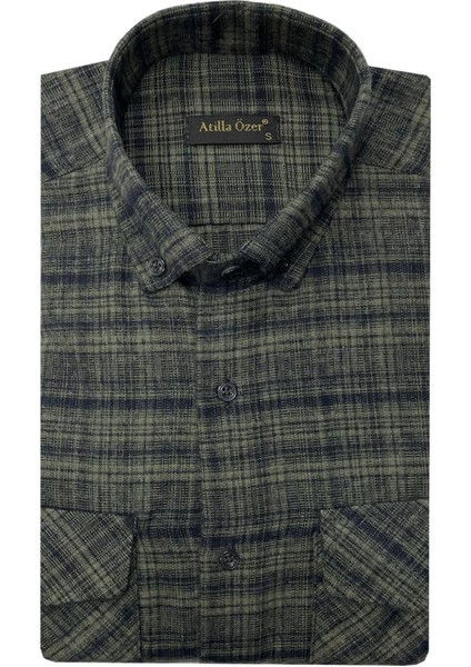 Kışlık Kaşmir Erkek Gömlek - 7463