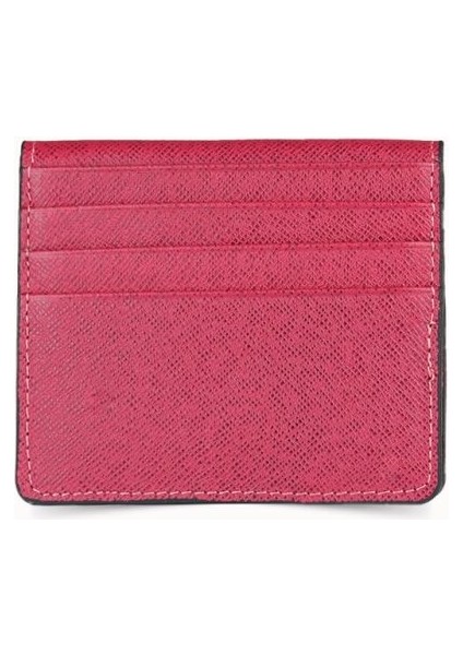 Guard Fuşya Saffiano Patlı Tasarım Deri Kartlık fiyatları