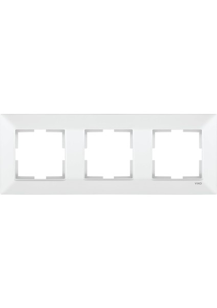 90979003 Merıdıan Beyaz Üçlü Çerçeve