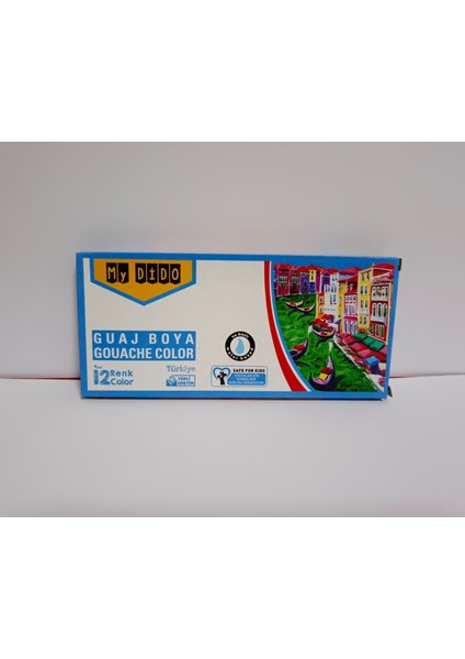 Guaj Boya 12 Renk Tüp